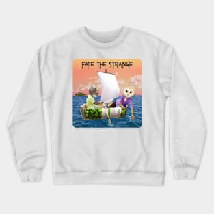 Pea-Green Boat Crewneck Sweatshirt